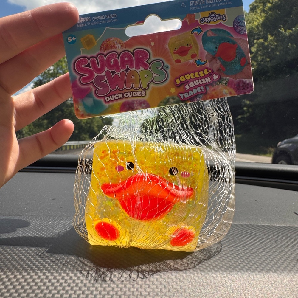 ORB Toys Sugar Swaps Duck Cubes Squishy Glitter Sensory Toy Sealed New